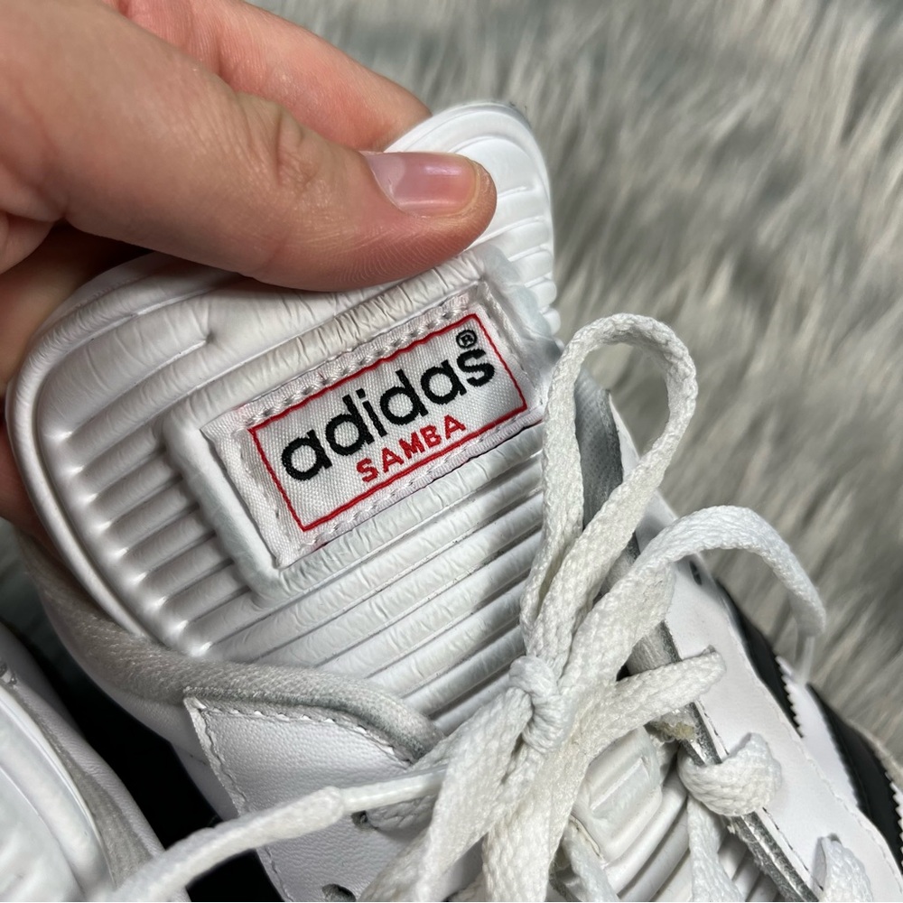 Adidas classic samba indoor soccer shoes white size 10.5 - Picture 6 of 16